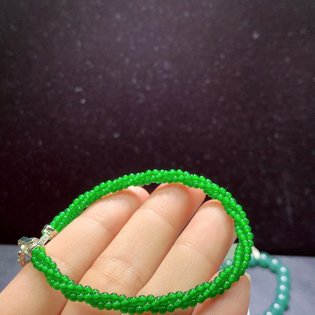 翡翠手链未镶嵌手链