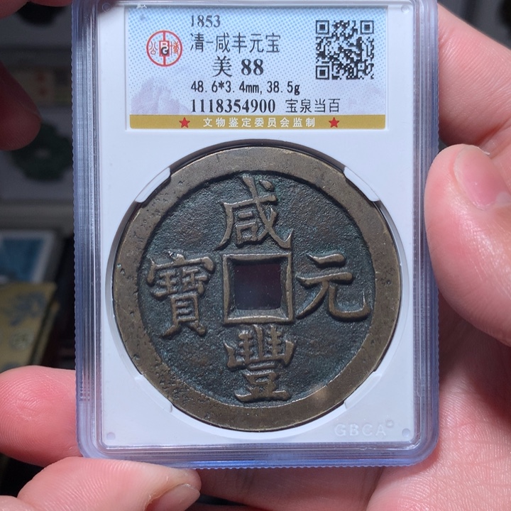 铜琳琅古泉咸丰泉百4900