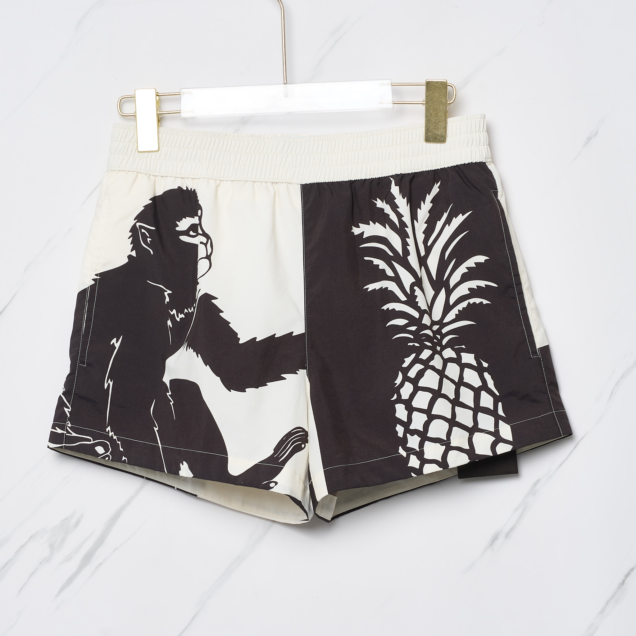 全新未使用 BOTTEGA VENETA/葆蝶家 中性印花短裤/BVBP00570