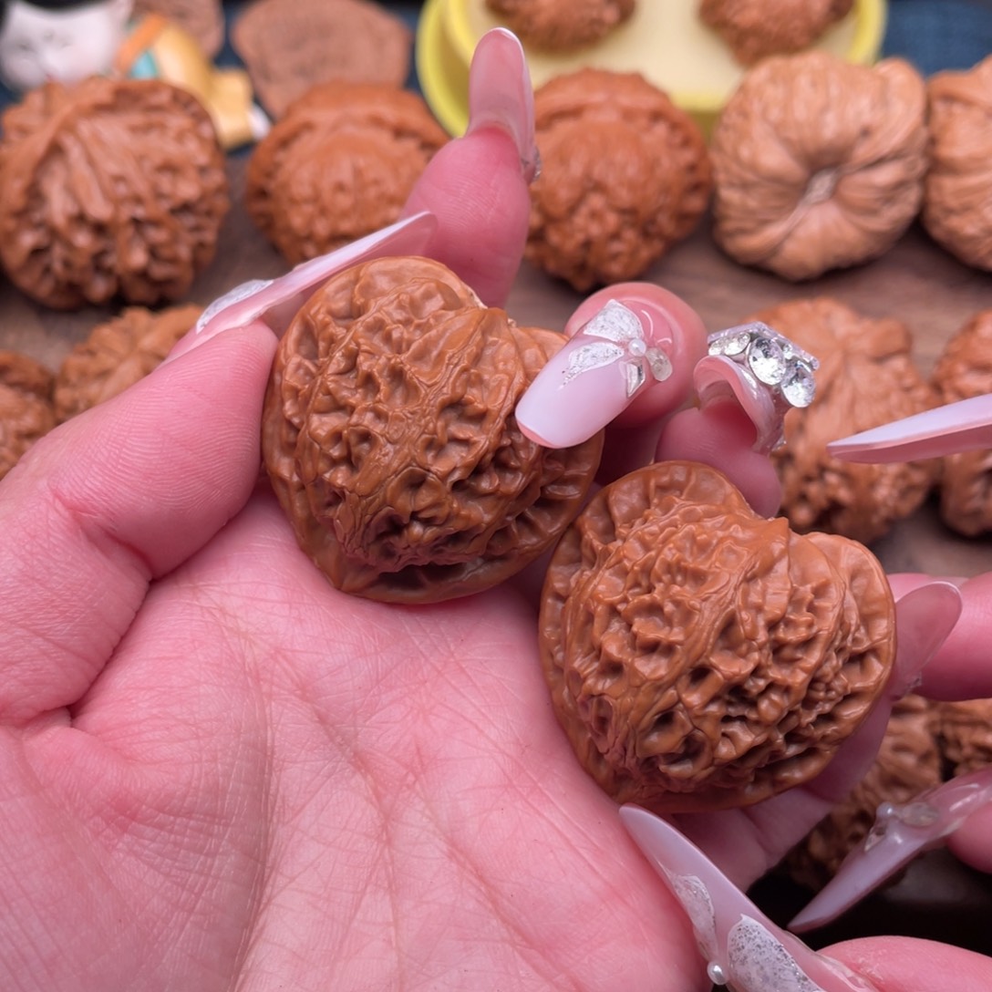 把件文玩核桃全品桃心宫灯37