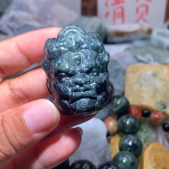 翡翠未镶嵌颈饰保真天然A货翡翠