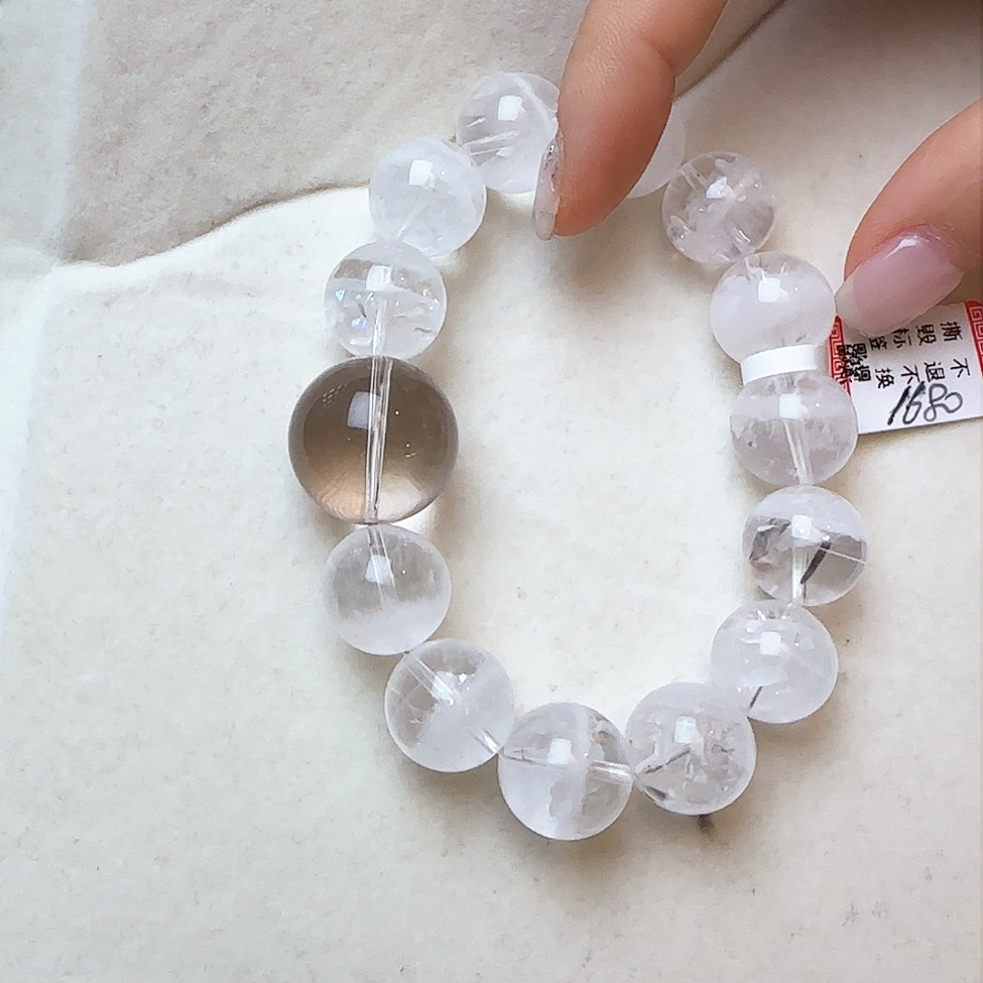 水晶手链未镶嵌恩**大气上档次