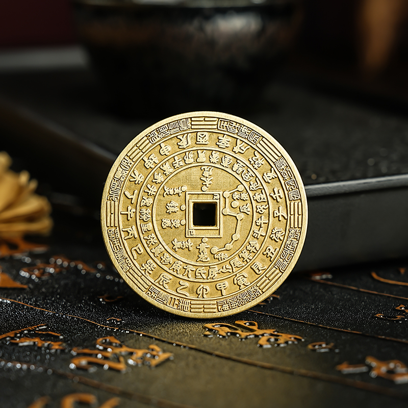 铜吊坠 长宝鉴吊坠穿绳设计感吊饰