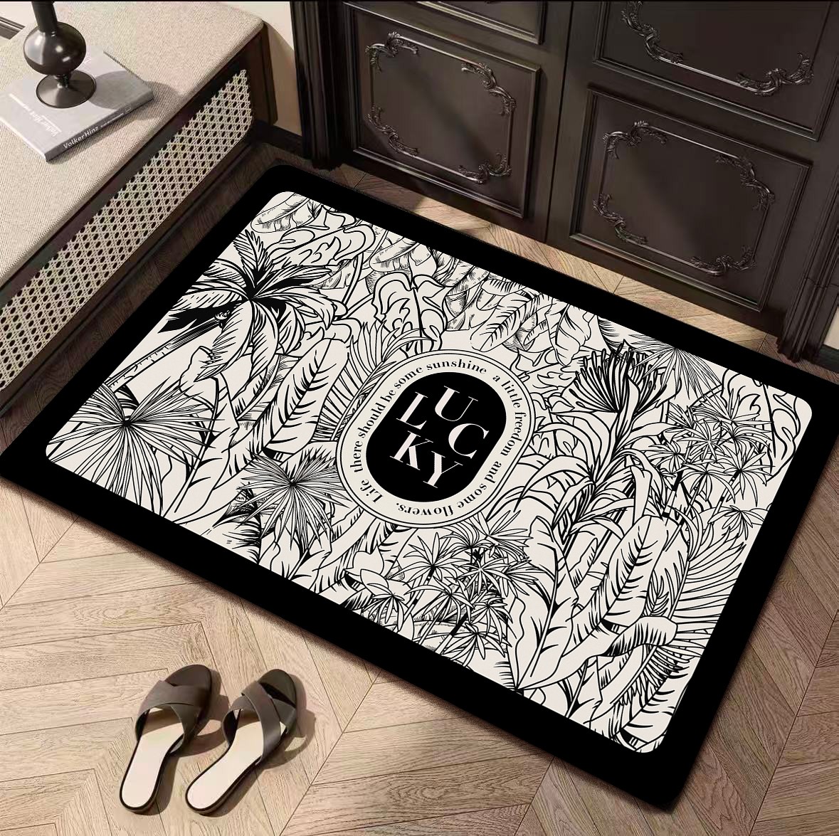 YS-19【50*80cm】硅藻泥地垫入户玄关卫生间门口浴室吸水防滑垫子
