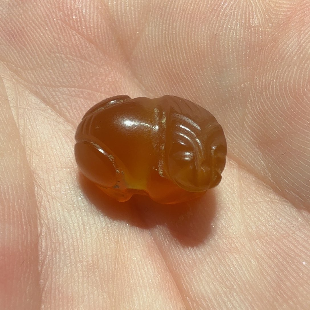 和田玉未镶嵌颈饰阿*