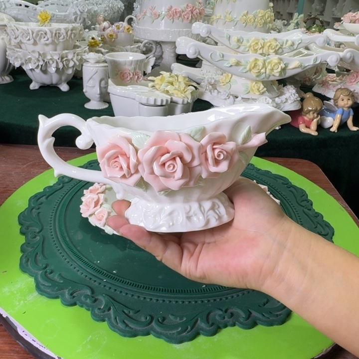 玫瑰花倒流杯料汁杯