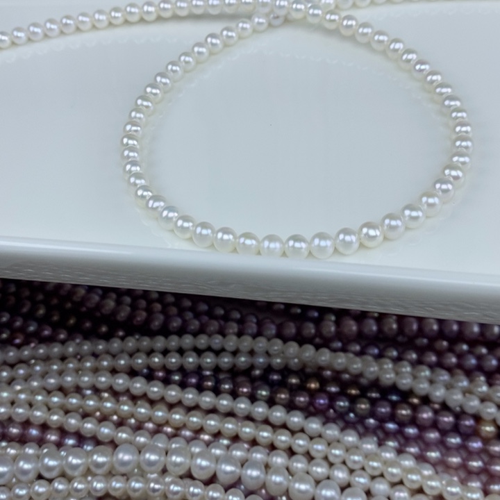 未镶嵌闪购淡水珍珠微*.