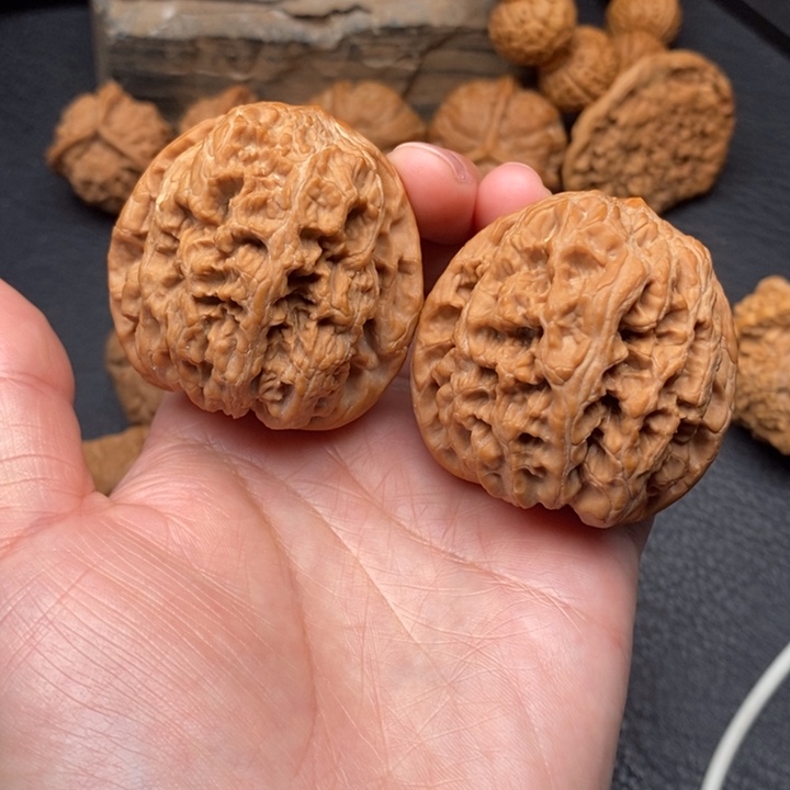 桃核把件尺寸45将军膀