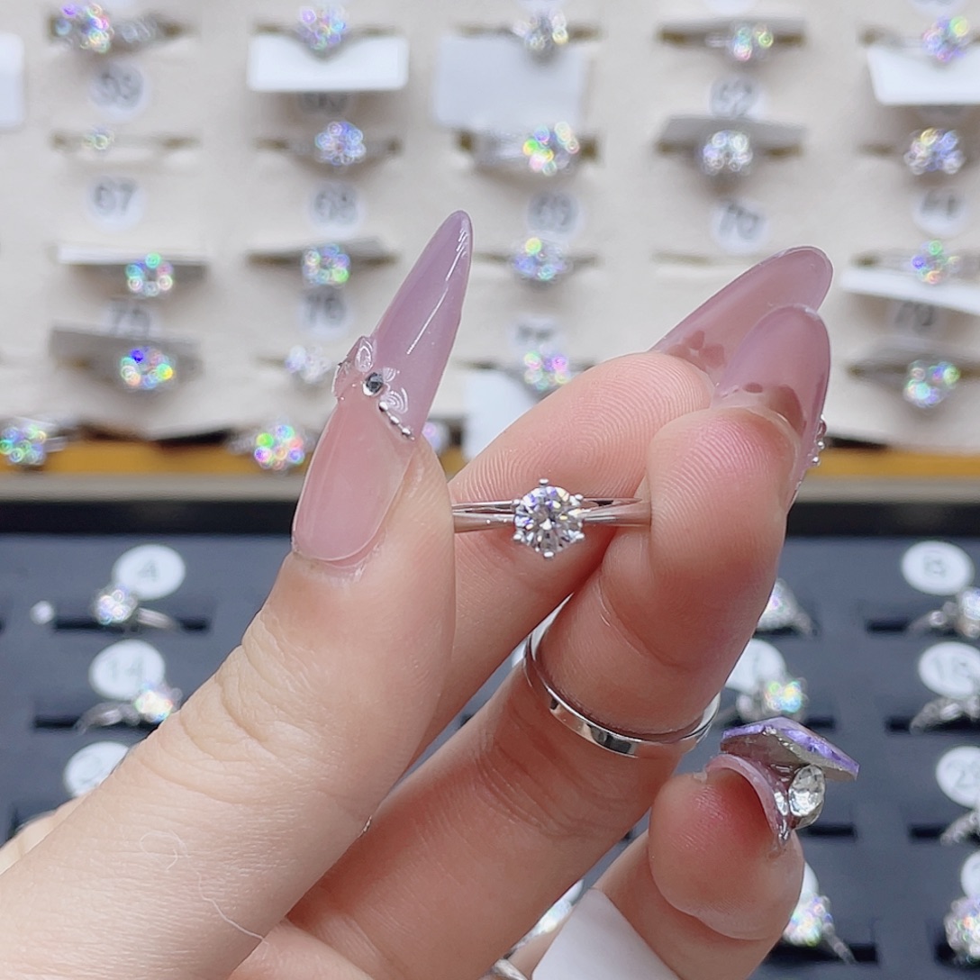 莫桑石非金属圈口12光臂福利50分