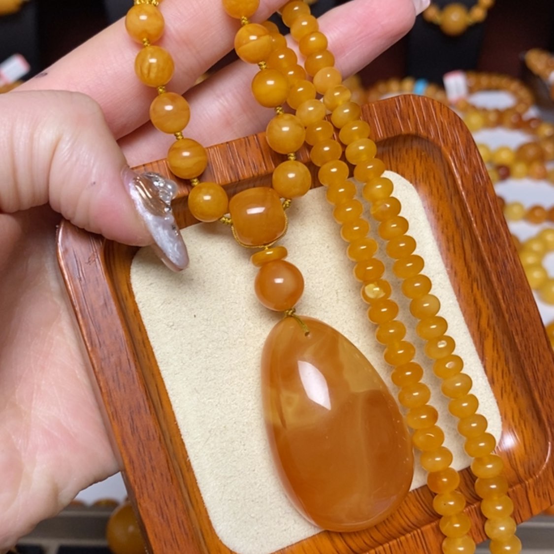 【闪购商品】未镶嵌蜜蜡颈饰项链