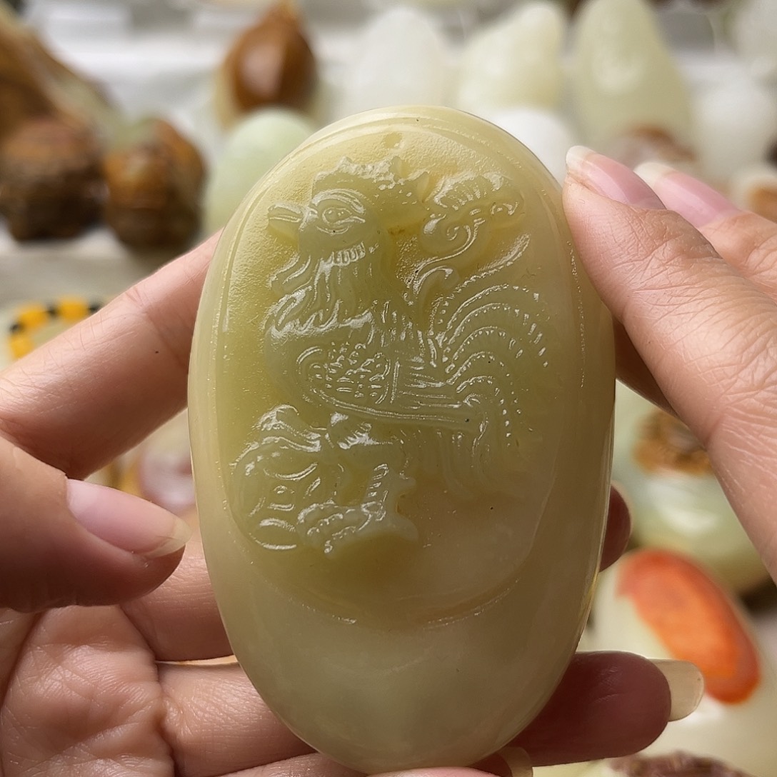 石材古青石不退换鸡