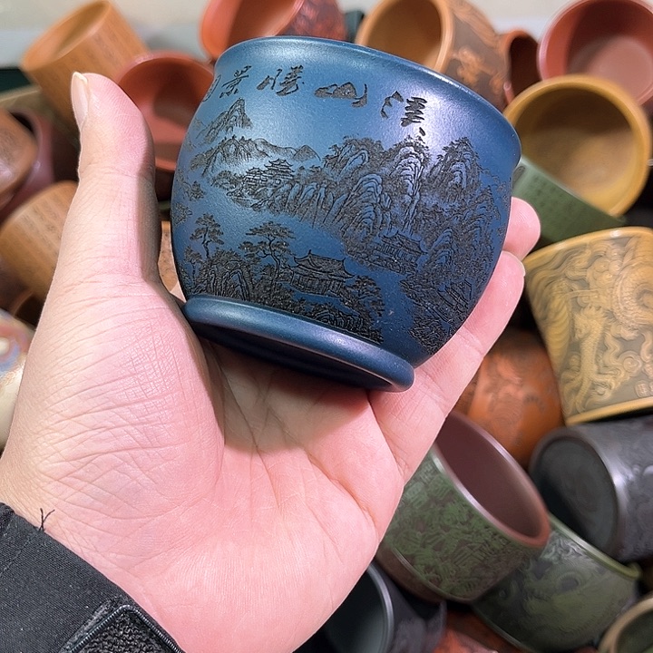 茶杯紫砂全手工紫砂主人杯