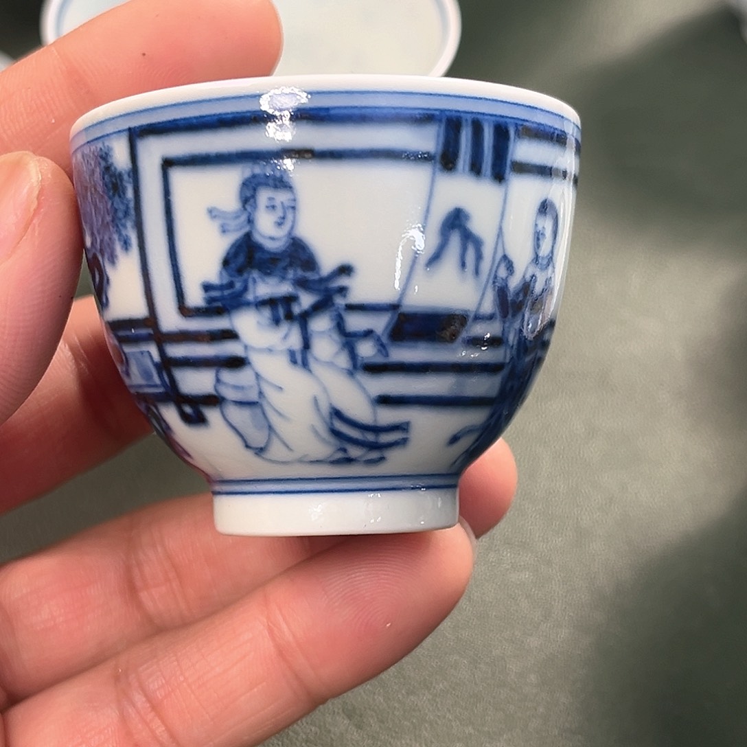 杯青花瓷器青花瓷器