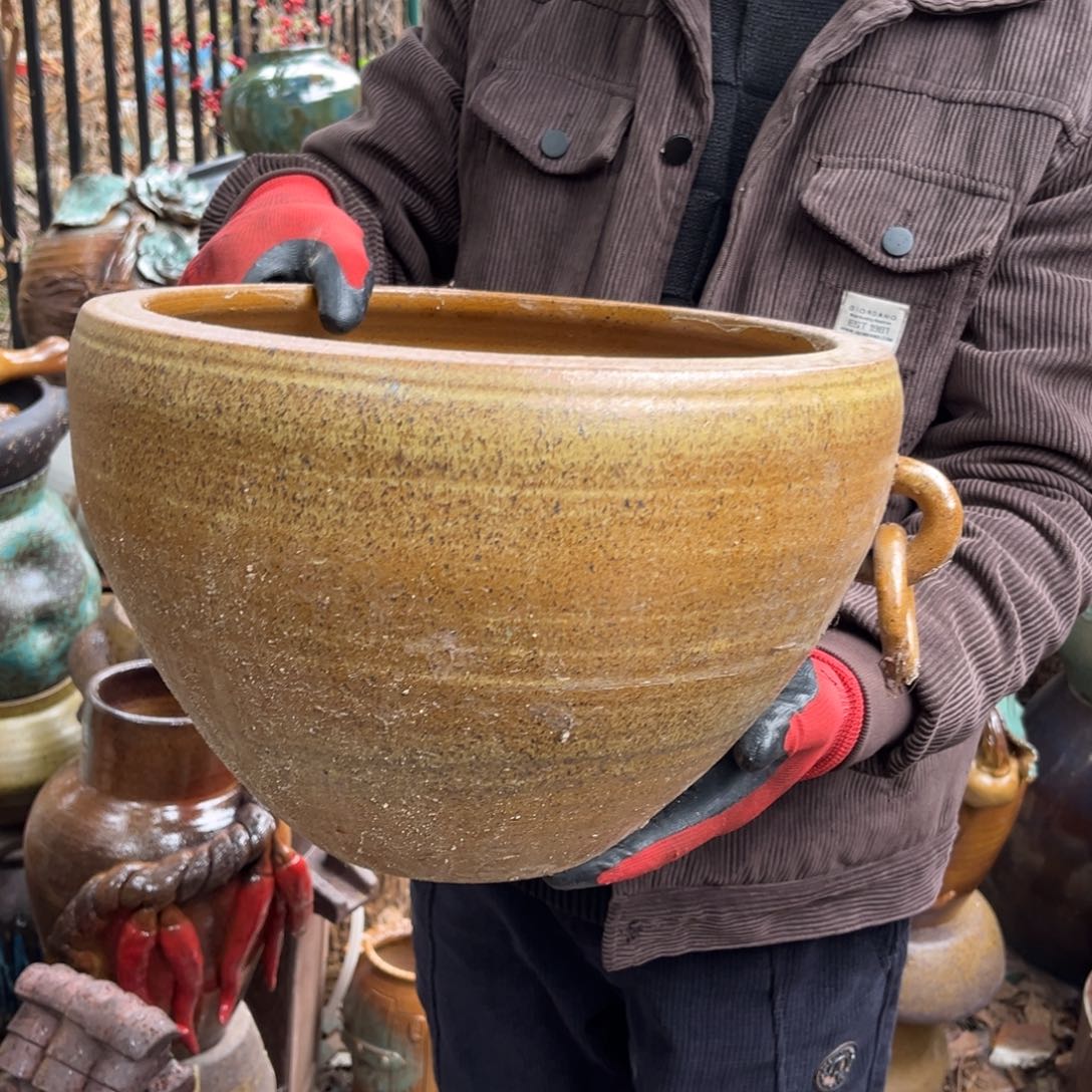 红陶高22口34有孔