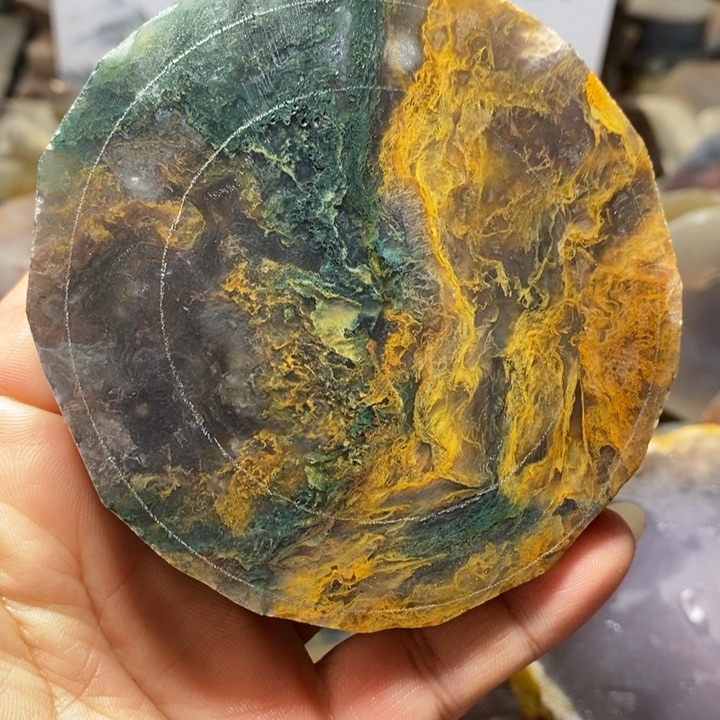 定制玛瑙60圈口手镯加公主扣一个