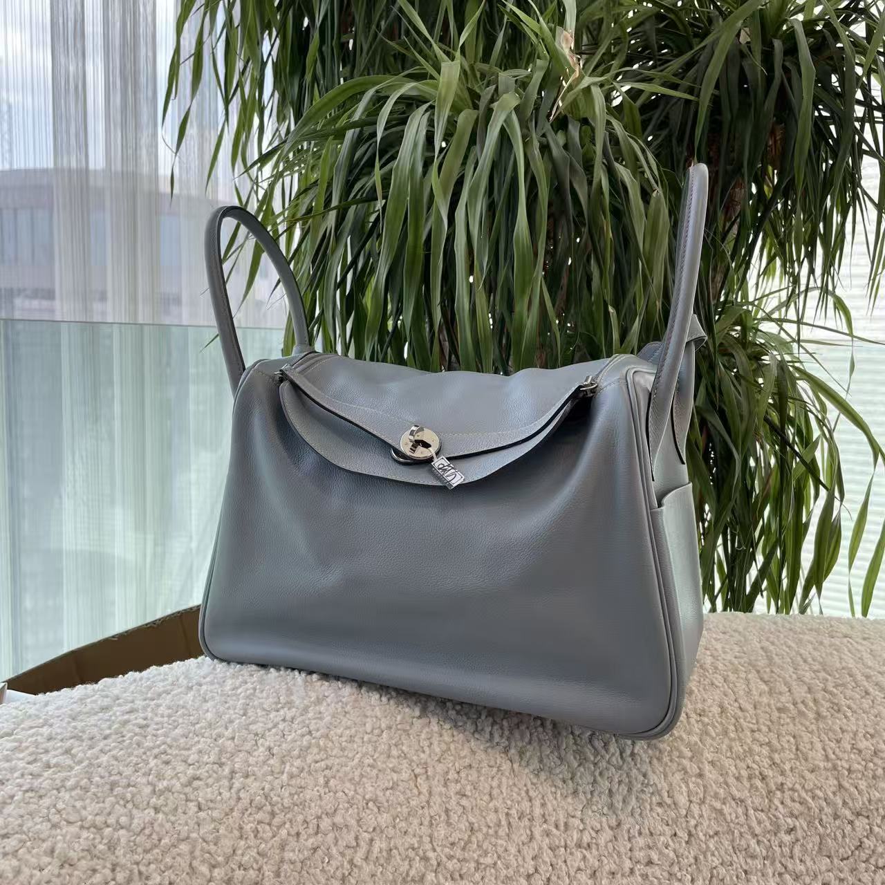 99新 Hermes/爱马仕 【文子姐专属】/Z223/lindy34单肩包