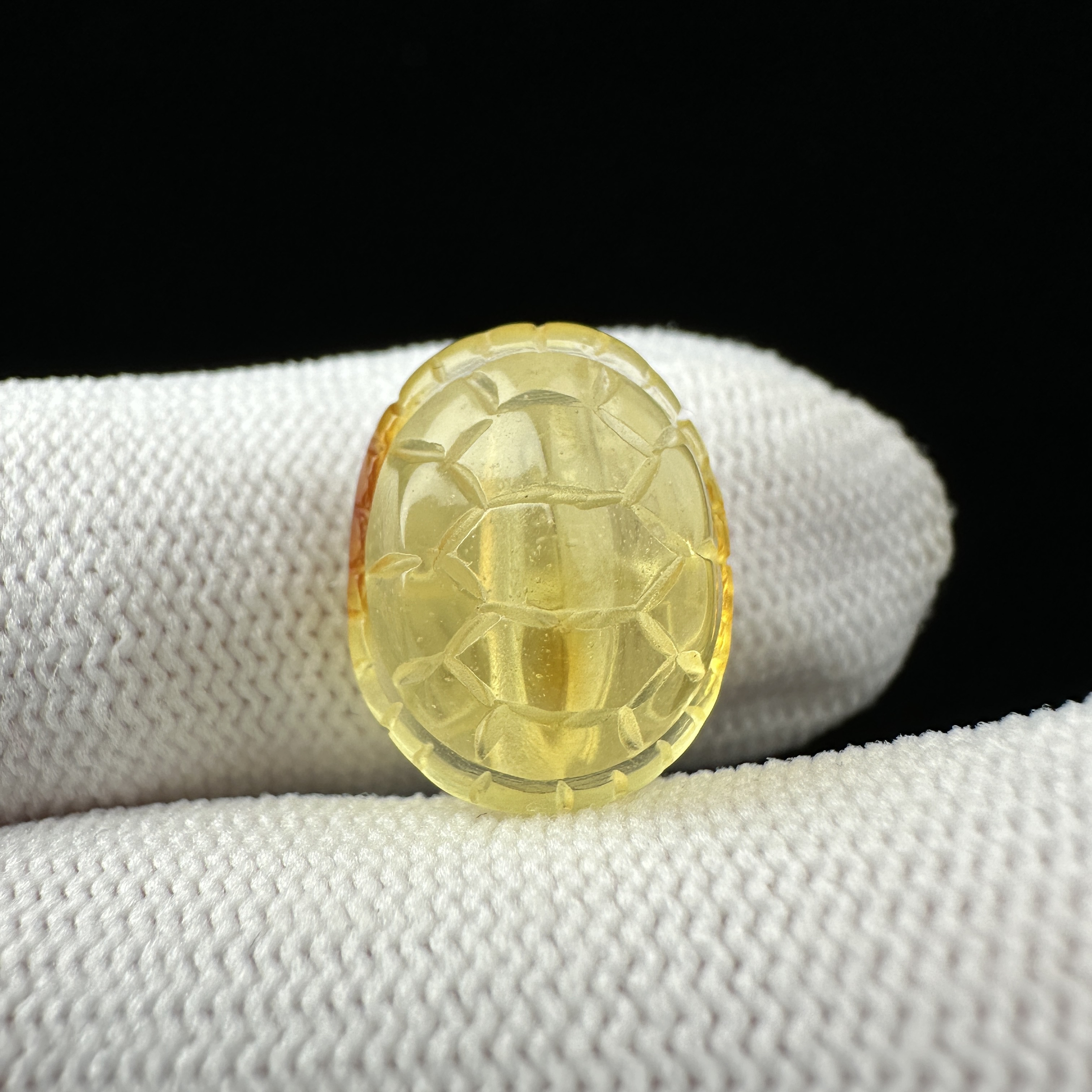 K1851天然原矿蜜蜡雕刻富甲 13*15*11mm一物一图 支持复检