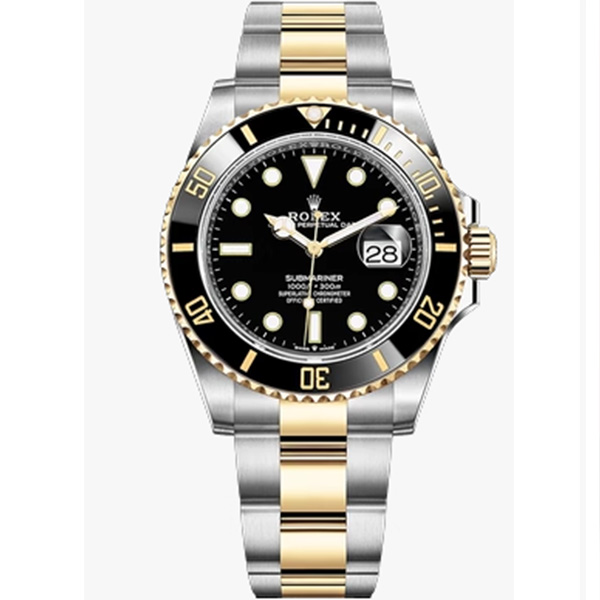 95新 Rolex/劳力士 劳力士潜航者126613间金黑/17年全套/40表径