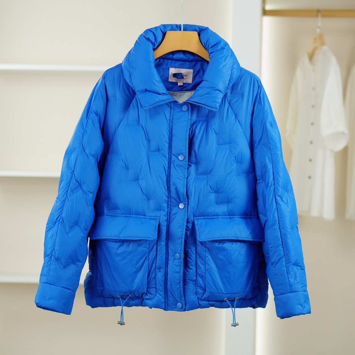 麦迪尚品 F291 简约时尚立领保暖羽绒服冬季女装品牌专柜撤柜