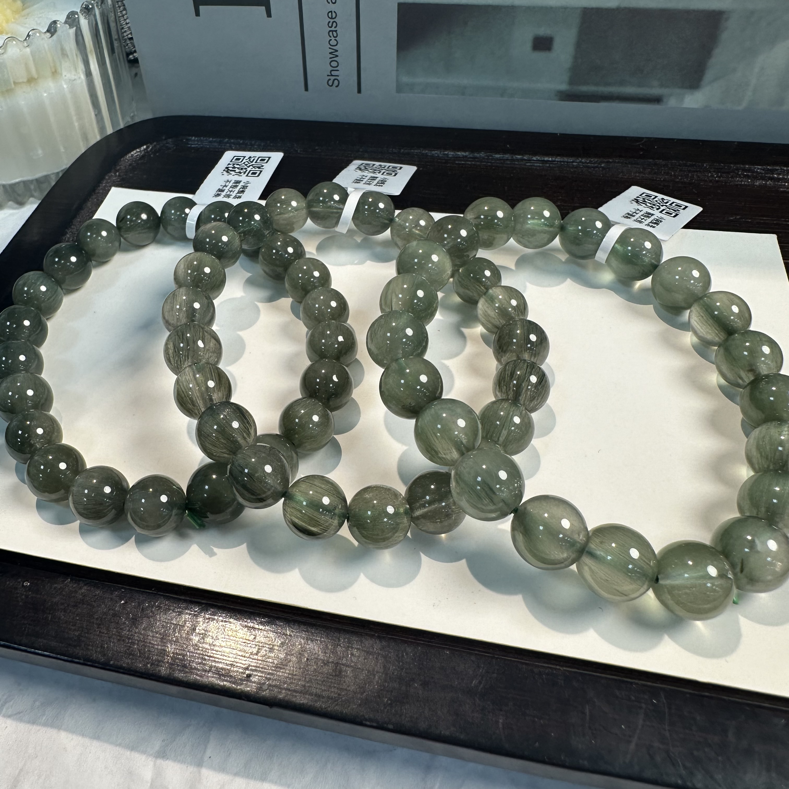 【小院甄选】绿兔毛单圈手链约9mm 多样性发一件 289EXL