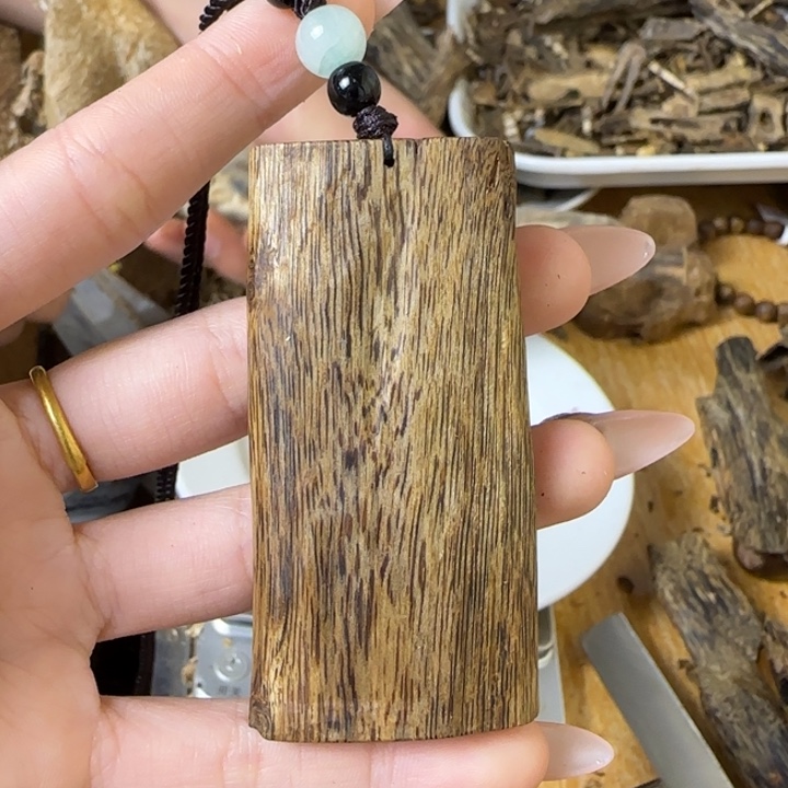 沉香碎屑沉香海南白棋乌身原夜牌子11g