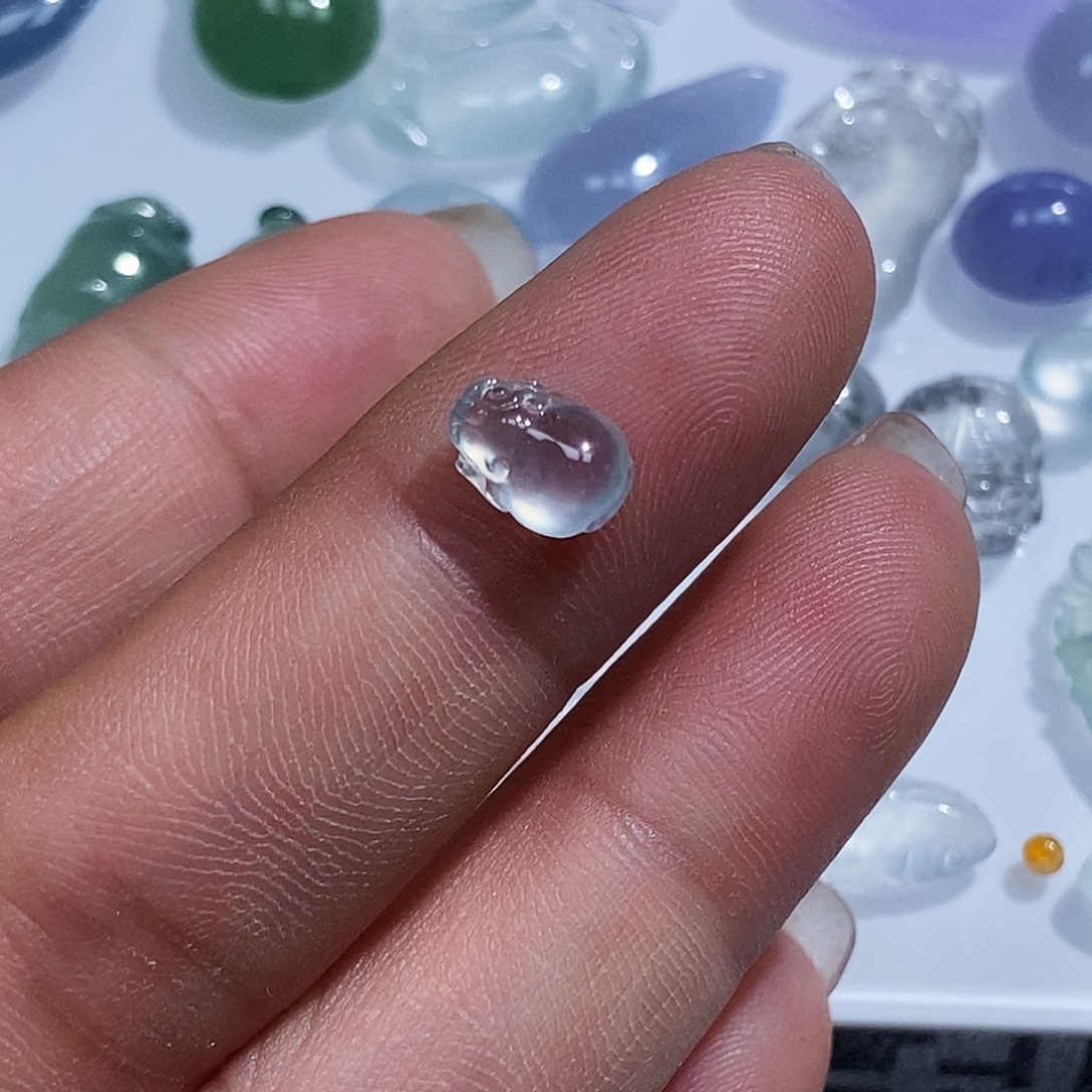 定制翡翠未镶嵌翡翠8.4/5.9/3.4