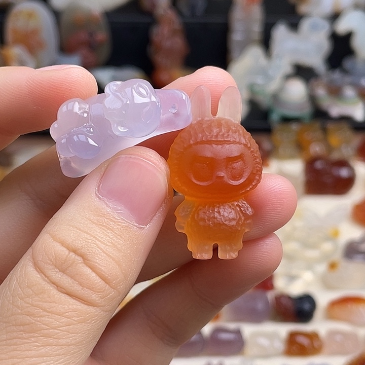 玛瑙/玉髓合金车挂