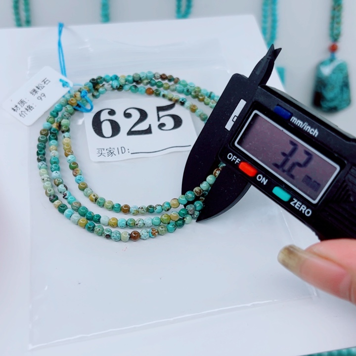 绿松石未镶嵌颈饰