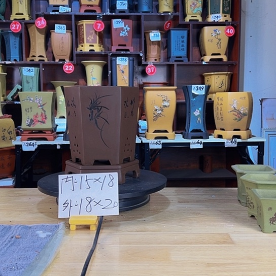 【闪购商品】陶瓷紫砂花盆