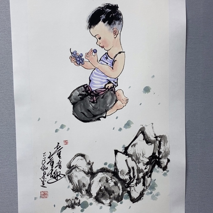 国画亲笔手绘原创