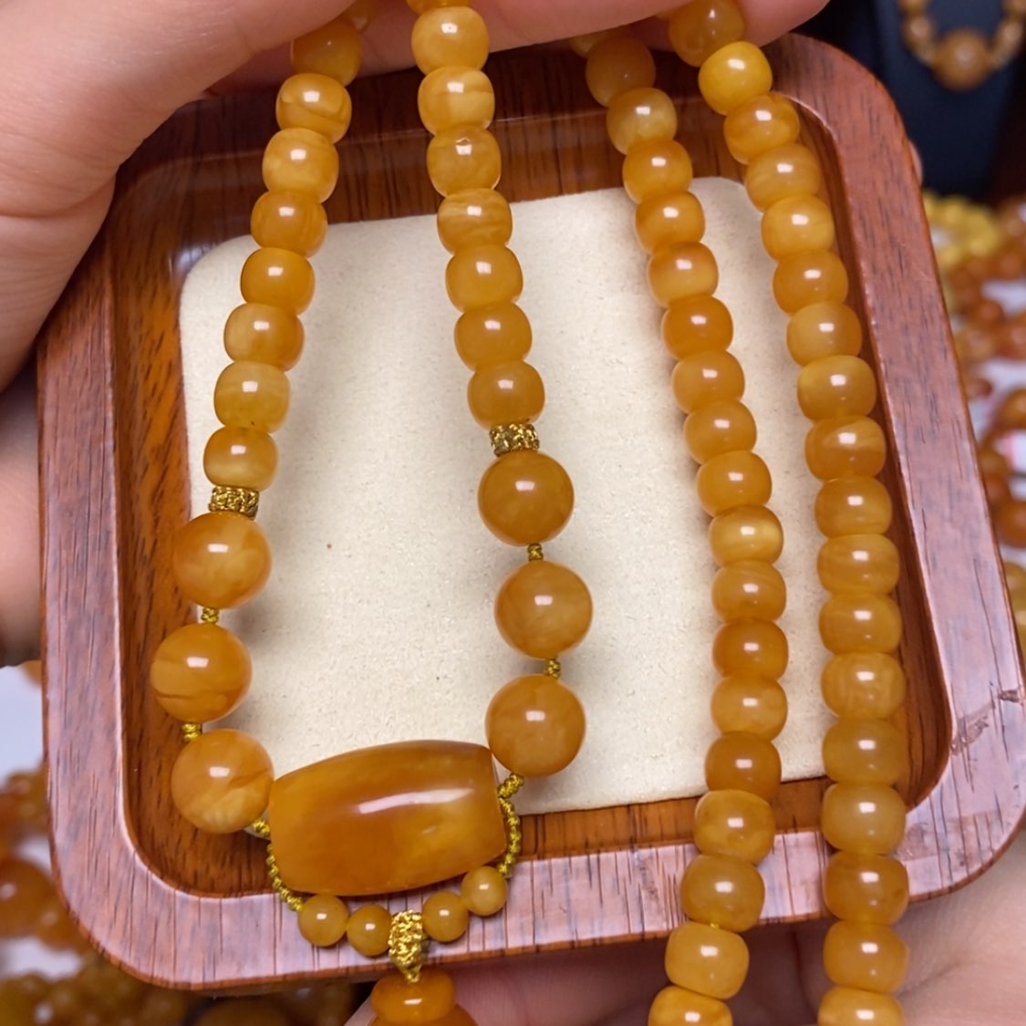 【闪购商品】蜜蜡颈饰未镶嵌龙**x项链