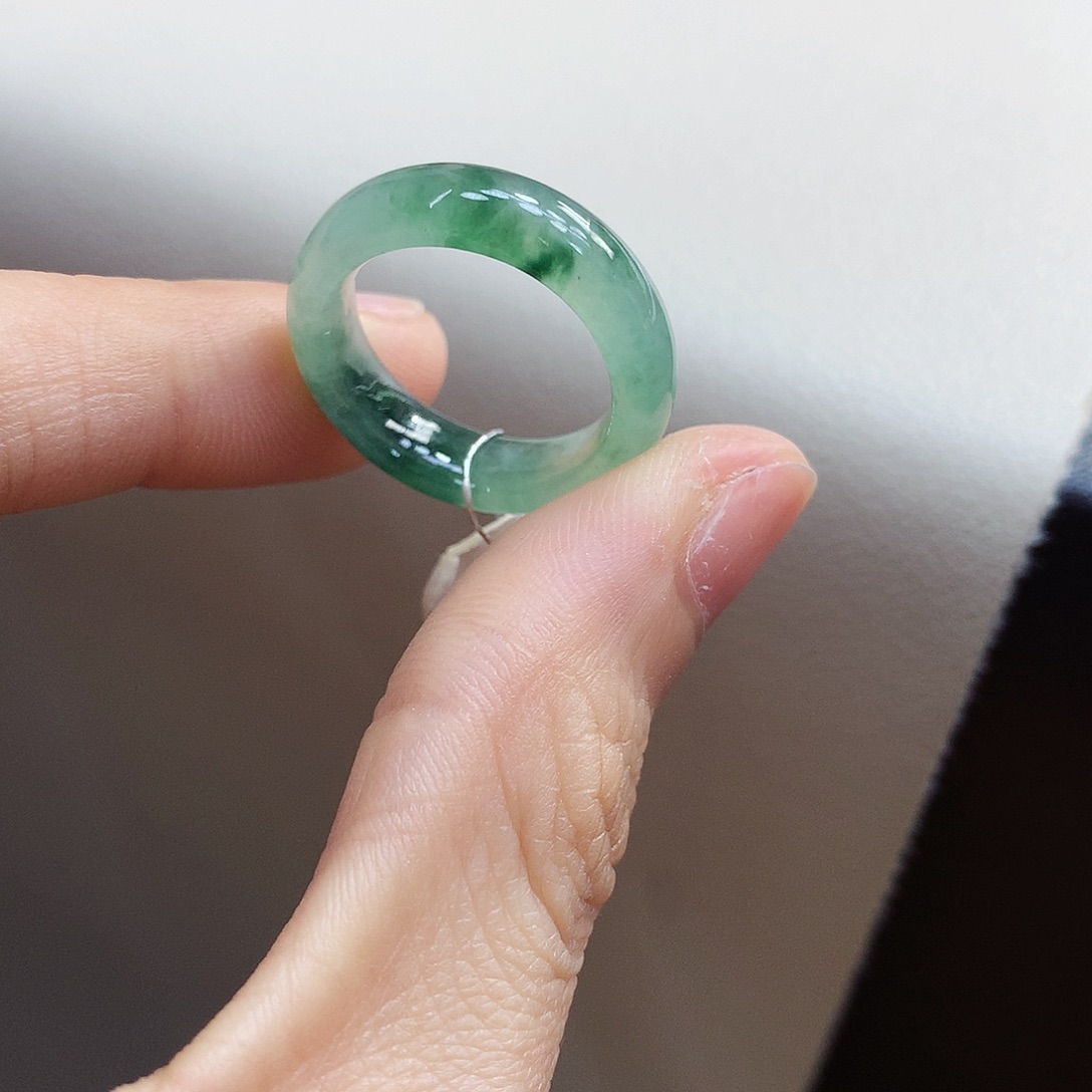 翡翠戒指未镶嵌13-14号