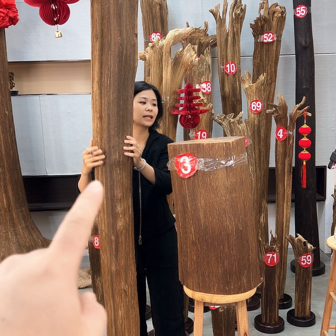 沉香摆件玉*人海南沉香摆件