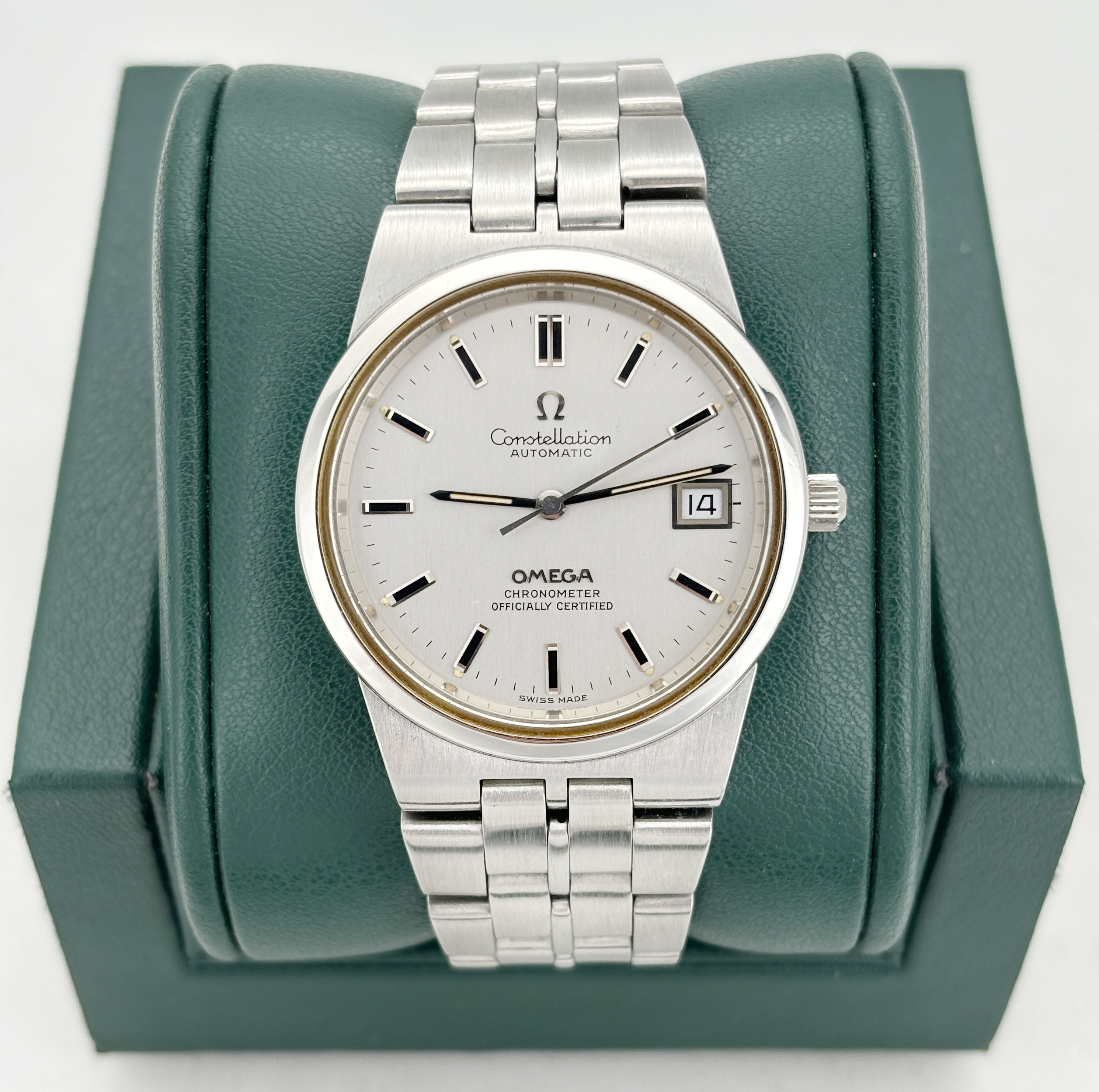 95新 Omega/欧米茄 表径35 中古星座简约经典优雅机械名表 M1558