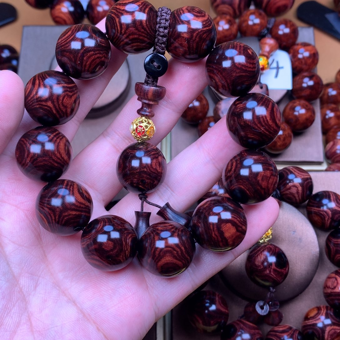 黄花梨/降香黄檀@****金黄花梨手串2.0