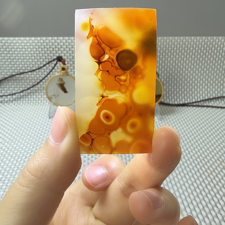 玛瑙/玉髓未镶嵌吊坠(不含链)