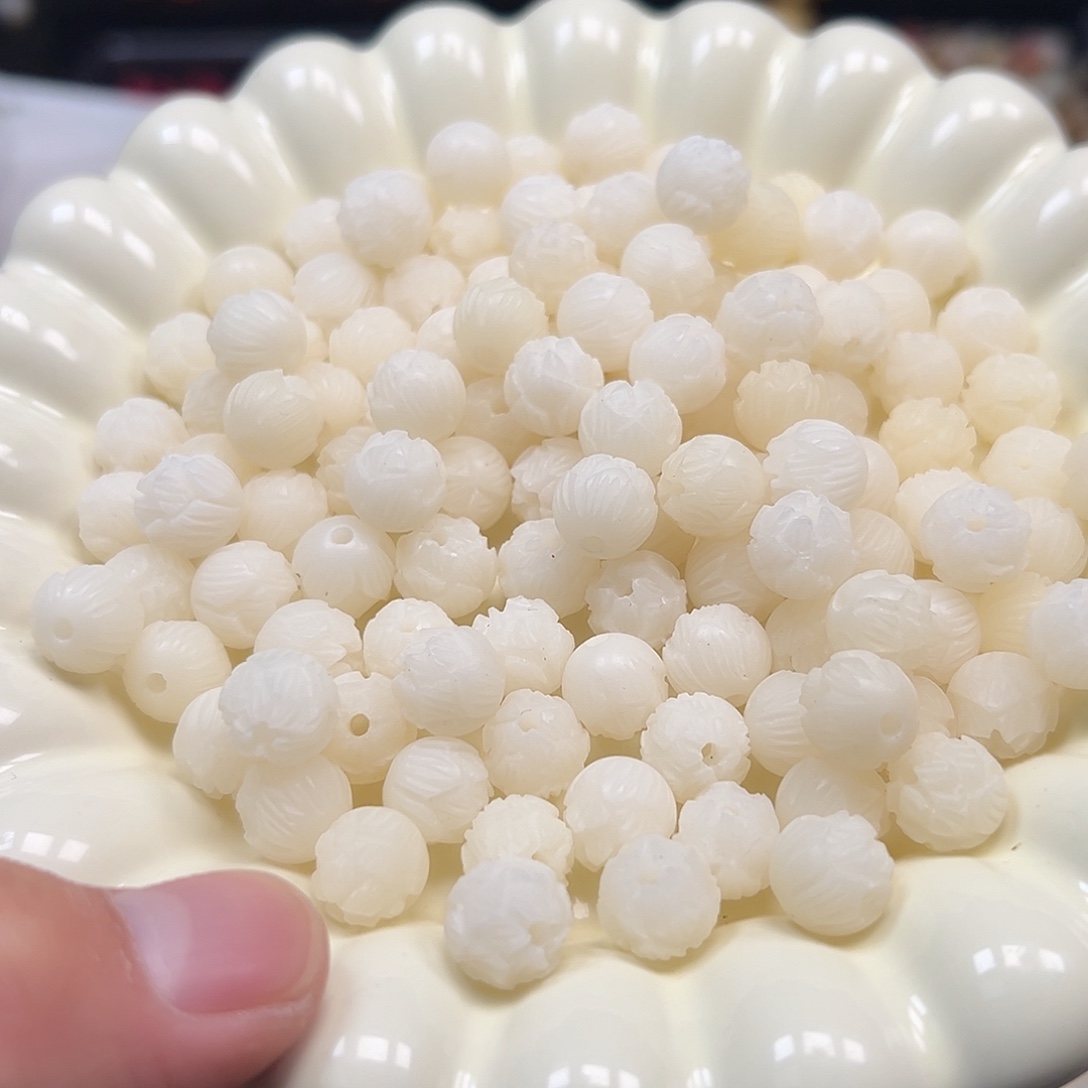 手串菩提根/象牙果100颗10尺寸步步生莲