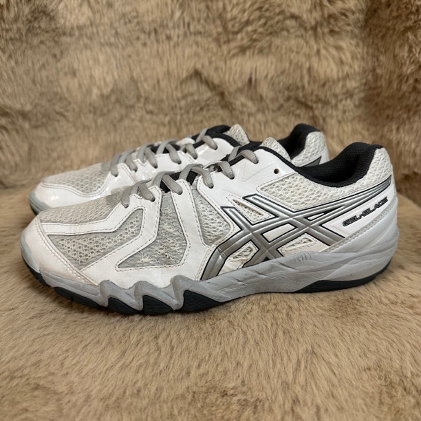 90新 ASICS/亚瑟士 39码245/磨损 亚瑟士/ASICS 缓震 跑鞋 白银