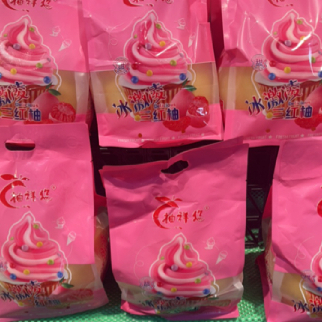 冰激凌三红柚子3.5斤左右