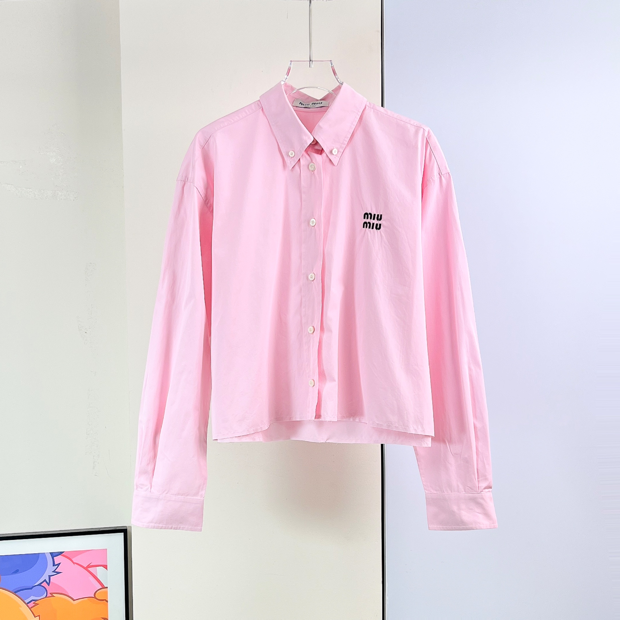 99新 MIU MIU/缪缪 衬衫/36码/Xsps13805