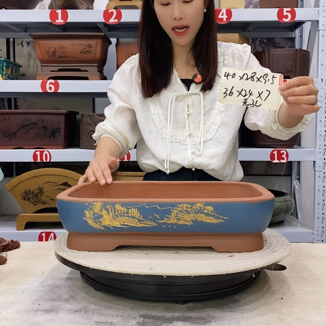 紫砂花盆紫砂花盆