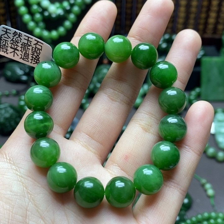 和田玉手串未镶嵌