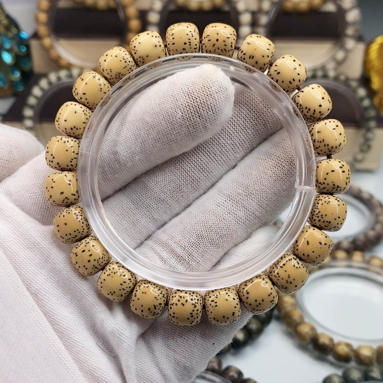 【闪购商品】星月菩提手串一物一图原生态同枝顺白月朗星稀