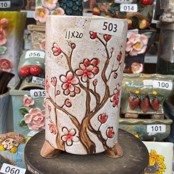 紫砂花盆粗陶材质多肉花盆