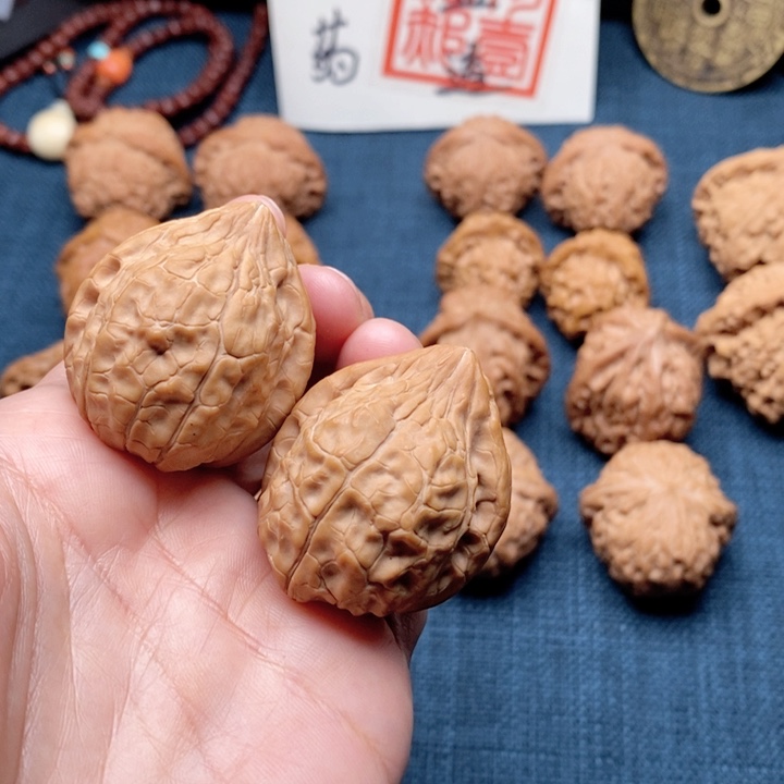 桃核吊坠龟甲纹核桃34