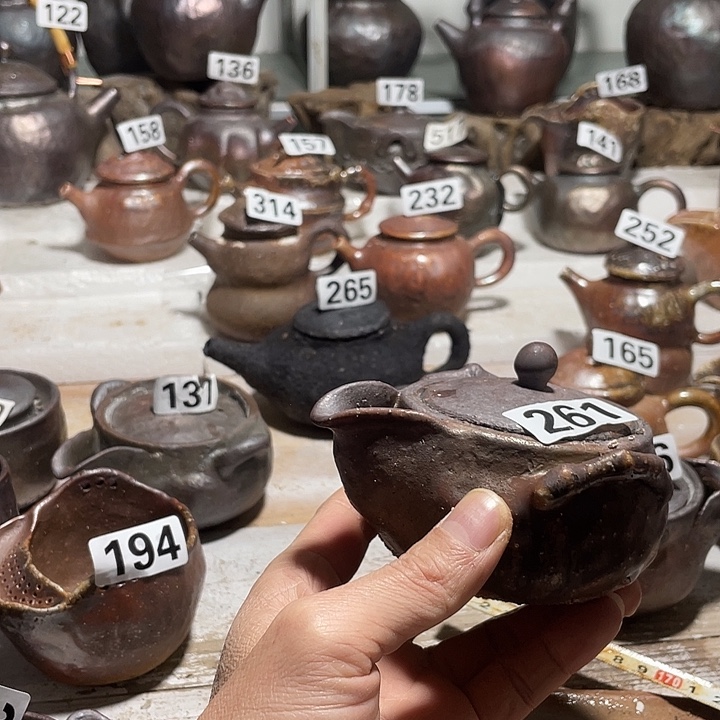 纯手工柴烧茶具精品