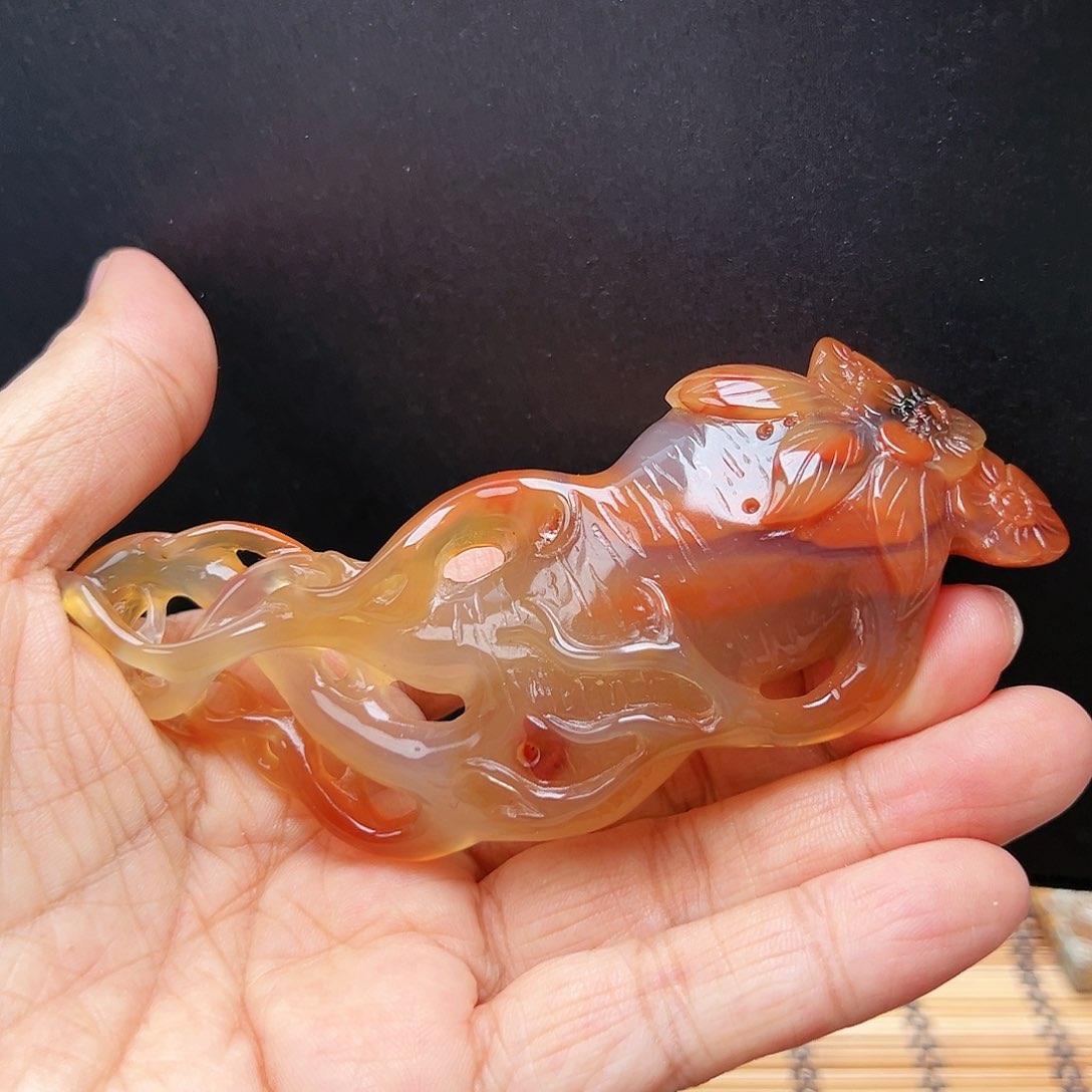 未镶嵌玛瑙/玉髓珠宝半成品