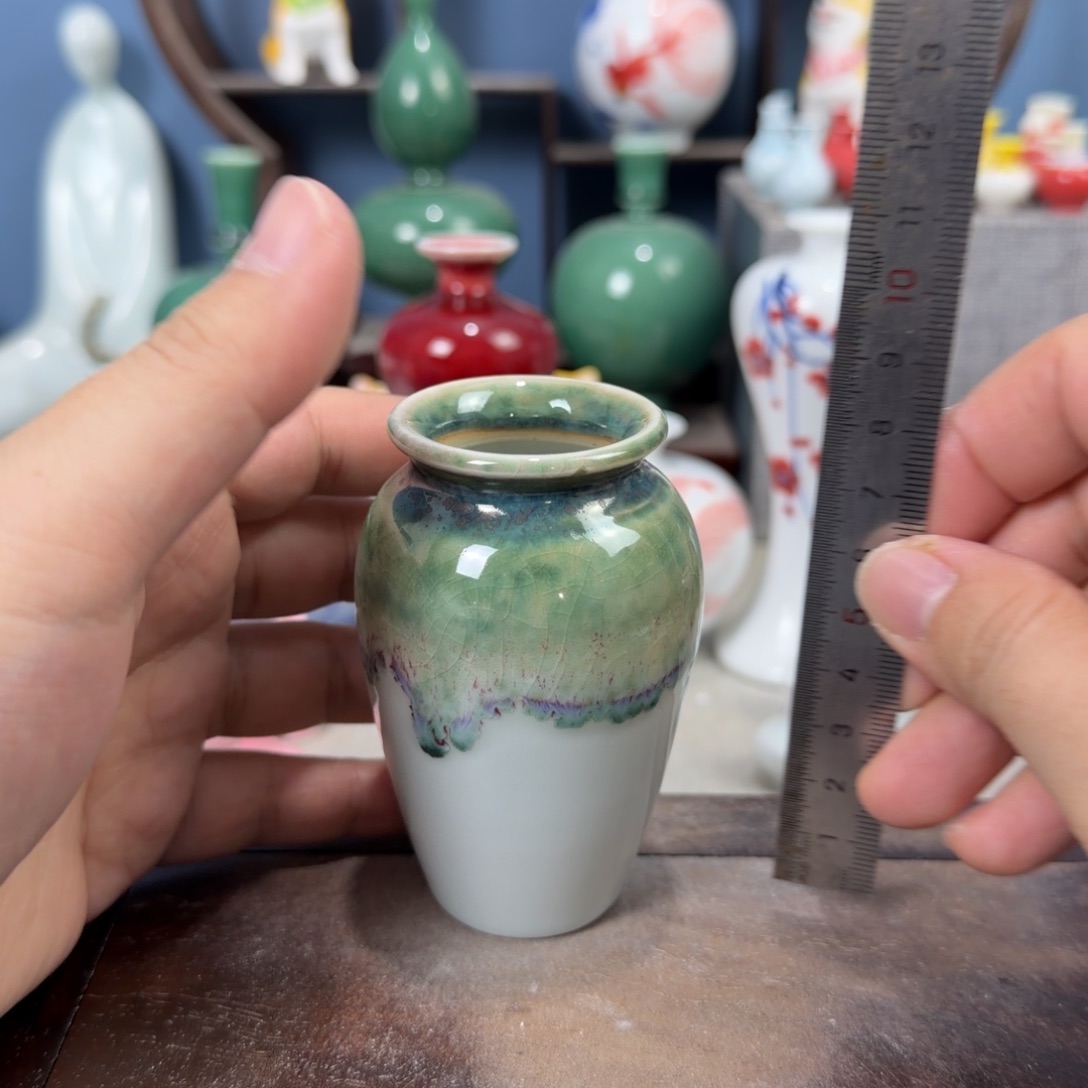 陶瓷手工小花器摆件