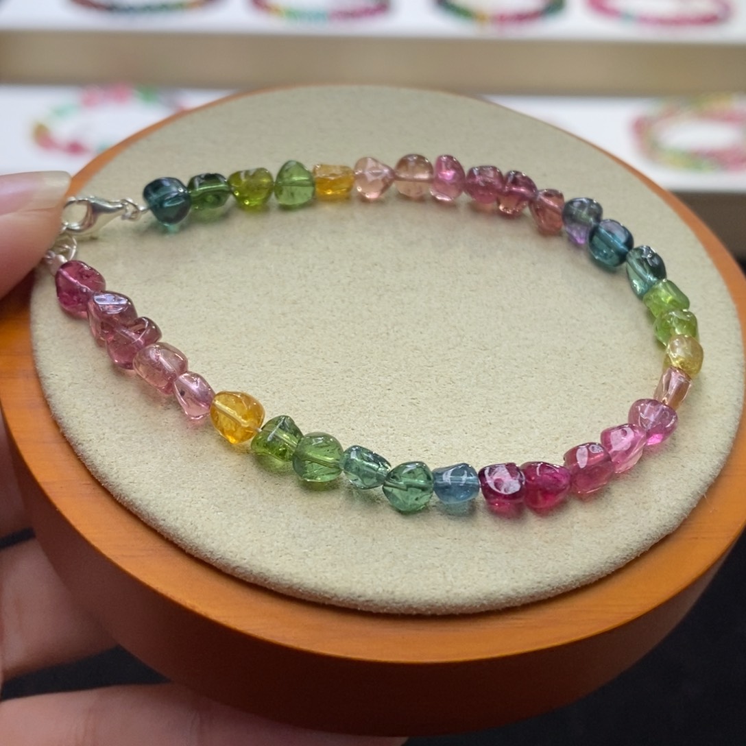 【闪购商品】碧玺手串未镶嵌两天看货期