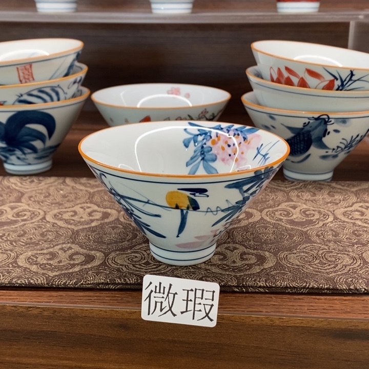 釉下老陶泥手工绘制